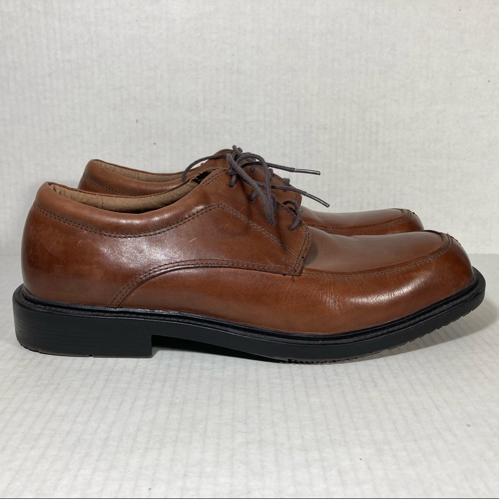 Florsheim Leather Comfort Classic Chic Formal Derby Oxford Dress Shoes Men Sz 11